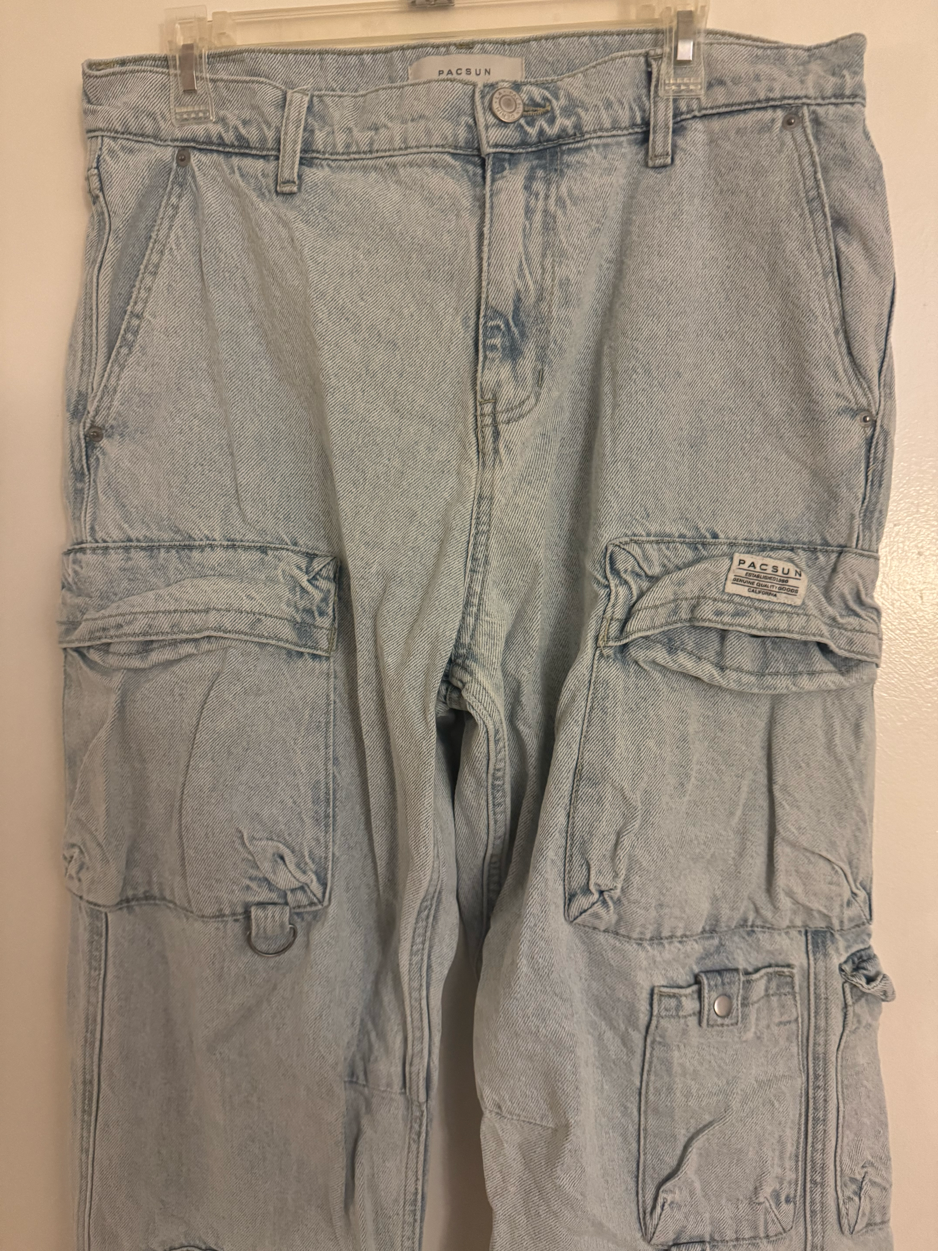 Vintage PACSUN Cargo Washed Jeans - The Urban Hanger